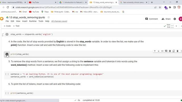 Stop Words Removal in Natural Language Processing смотреть онлайн