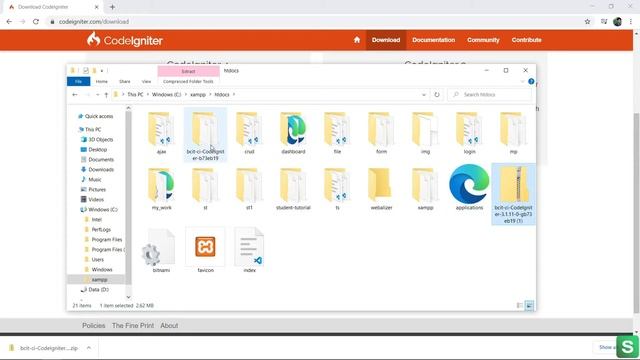 How to install or setup CodeIgniter 3 In localhost смотреть онлайн