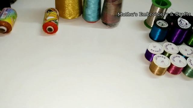 Different Types of Embroidery Threads#youtube смотреть онлайн