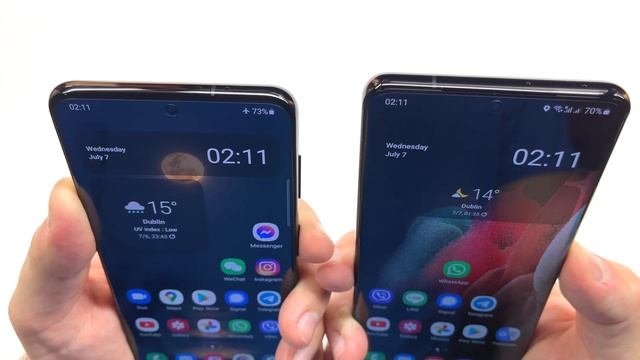 Samsung Galaxy S21 Plus vs S21 Ultra Face Unlock & Fingerprint Unlock Speed Test смотреть онлайн