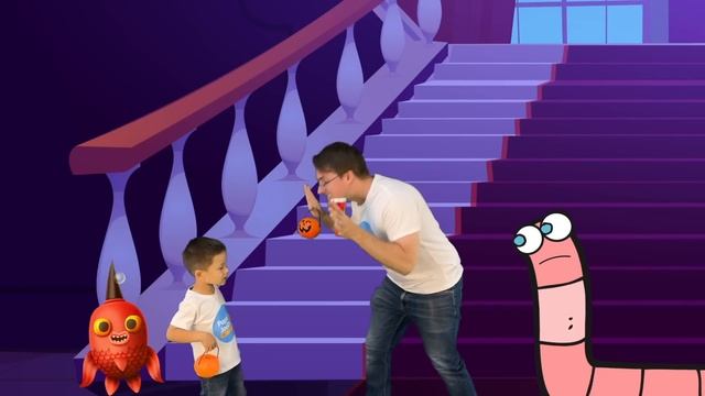 We're going on a ghost hunt | Halloween movement song for kids смотреть онлайн