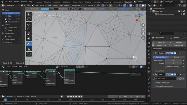 Easy Parametric Architecture in Blender with Geometry Nodes смотреть онлайн