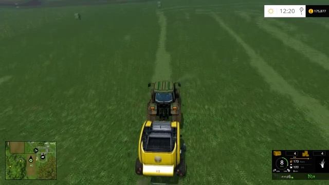 farming simulator 2015 mowing and windrowing bailing all in one video смотреть онлайн