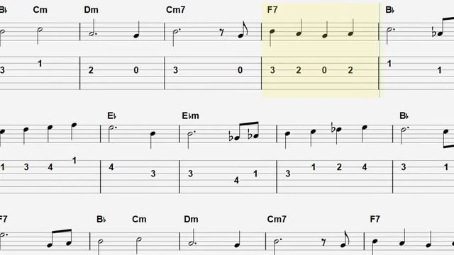 The Beatles- If I Fell GUITAR TAB смотреть онлайн