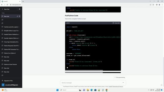How to get Steam ID by username using Python смотреть онлайн