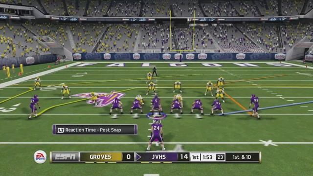 NCAA Football 14 | Road to Glory | Quarterback | 1 | Creation and First Game смотреть онлайн