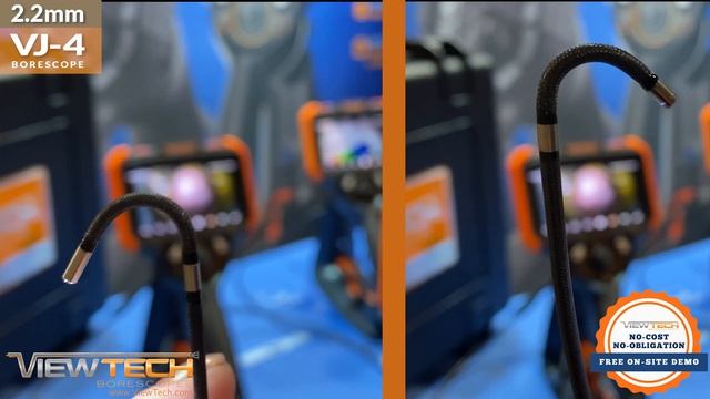 VJ-4 2.2mm ViewTech Borescopes Articulating Video Borescope 2.2millimeter RVI inspection videoscope смотреть онлайн