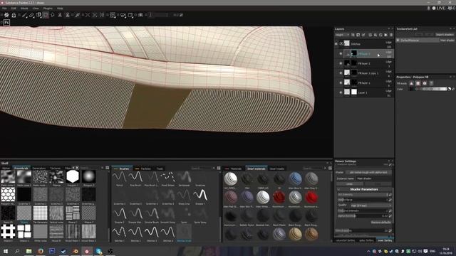 Texturing Leather shoes in Substance Painter 2 смотреть онлайн
