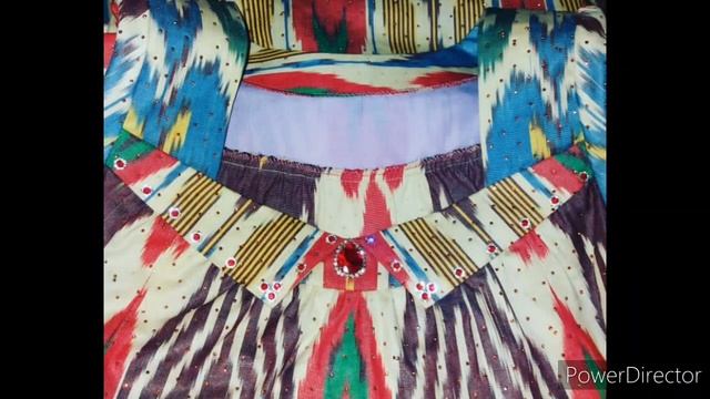 Куртаи точики Атласу Адрас. Куртахои гиребондор ва накладной .Платья Адрас с воротником и без! смотреть онлайн