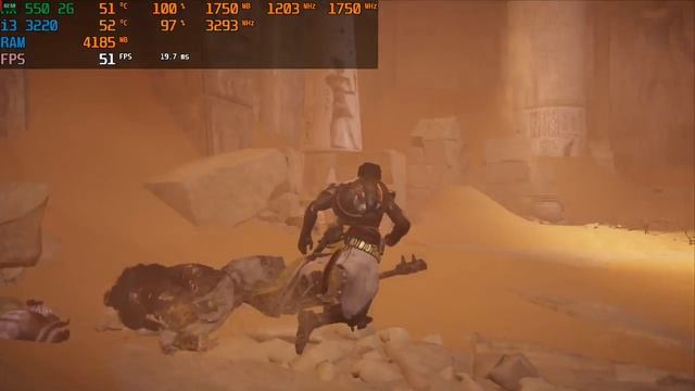 Test Assassins creed Origins RX 550 e i3 3220 смотреть онлайн