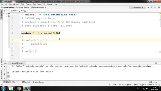 Lambda Expressions - Python Tutorial 19 *** OLD *** смотреть онлайн