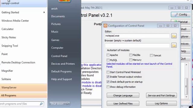 Xampp installation and Basic configuration Windows смотреть онлайн