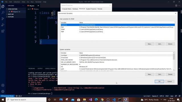 Javac is not recognized as an internal or external command windows 10 solved in java смотреть онлайн