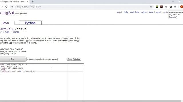 Episode Eight Codingbat Java Warmup1 Finished смотреть онлайн