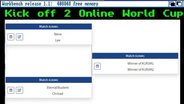 Kick Off 2 Online World Cup - 15 Nov 2020 смотреть онлайн