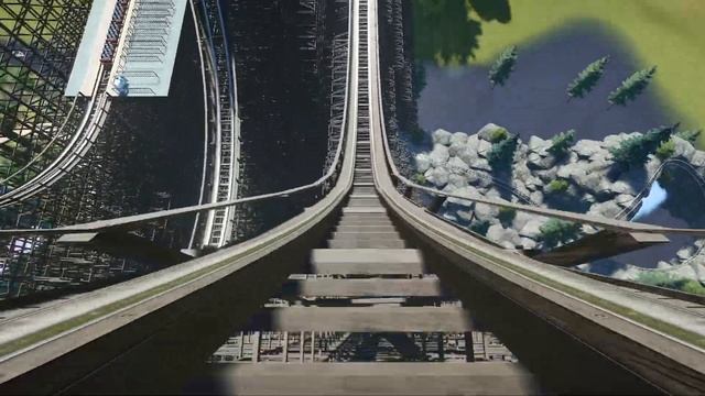Awesome Longest Wooden Roller Coaster l Realistic Simulation смотреть онлайн