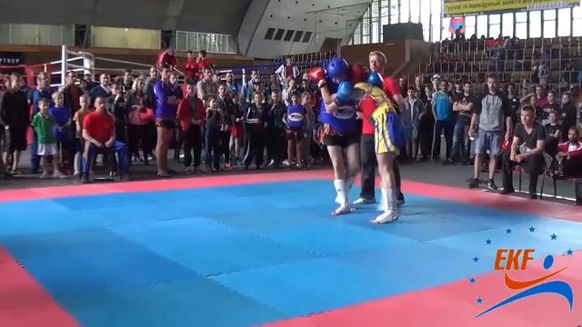 Бой 1 раунд 1. Саньда. 05.12-15. Чемпионат Европы по кунгфу смотреть онлайн
