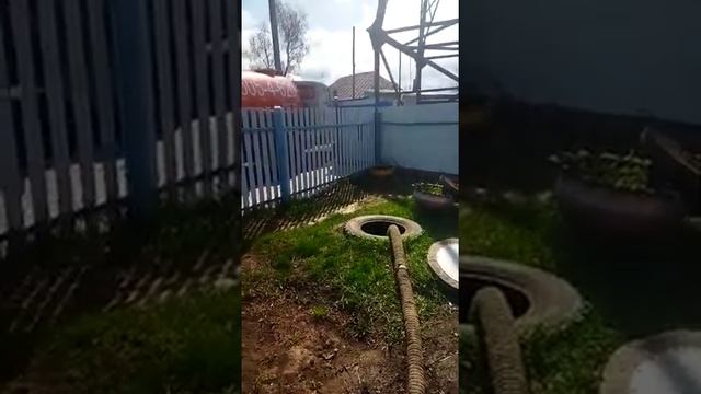 Откачка канализации и септика. Часть 1