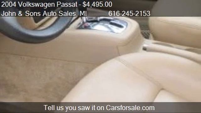 2004 Volkswagen Passat GLS 1.8T 4dr Sedan for sale in Grand смотреть онлайн