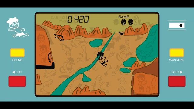 Caveman LCD Card Game Clock Simulator by Vecttrz Studio - Original Game & Watch 恐竜がいっぱい Citizen Q&Q смотреть онлайн