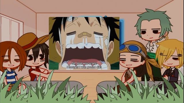 [(Straw Hats react to Monkey •D• Luffy's Childhood)] смотреть онлайн