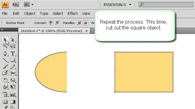 Adobe Illustrator Tutorial - Join two different objects together смотреть онлайн