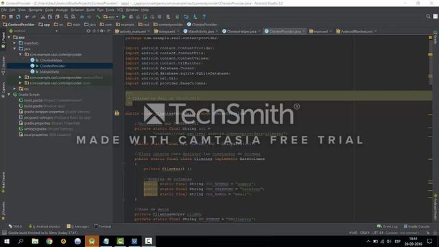 Tutorial Android - Content Provider смотреть онлайн