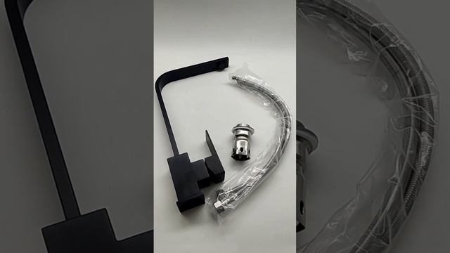 Состав коробки Смеситель для кухни с высоким поворотным изливом Haiba HB70803 7 черный смотреть онлайн