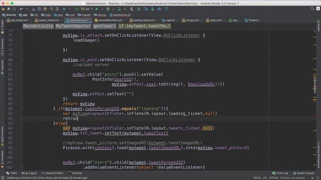 8- Android Kotlin Twitter App: Show loading now смотреть онлайн
