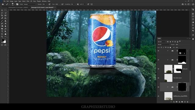 Pepsi Product Manipulation - Photoshop смотреть онлайн