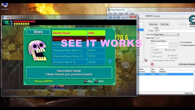 GUACAMELEE HACK FOR $99999 10000% WORKING WITH CHEAT ENGINE смотреть онлайн