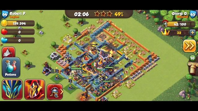 Total Conquest MAX Level 50 Gladiators Battle смотреть онлайн