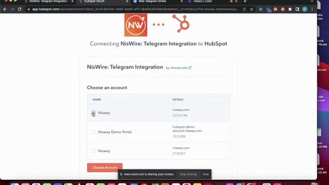 How to reset your account and registered number on NisWire (HubSpot+Telegram) смотреть онлайн