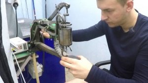 Замена носа на хоккейных коньках.