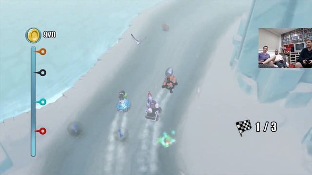 Games night - TNT Racers. Wii U Gameplay. Let's play demo. смотреть онлайн