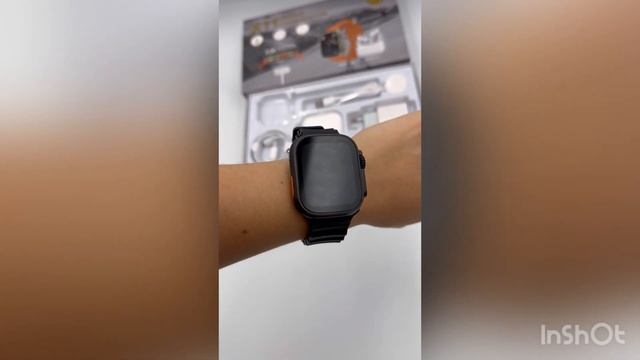 Набор X11 смар часы S8Ultra, 2 ремешка черный ребристый и гладкий, Airpods Pro + зарядные смотреть онлайн