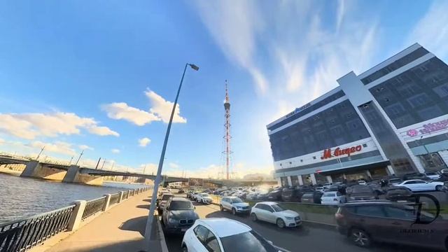 Обзор прогулка 360 Аптекарская набережная Ботанический сад euc Nikola Plus insta360 one x3 смотреть онлайн