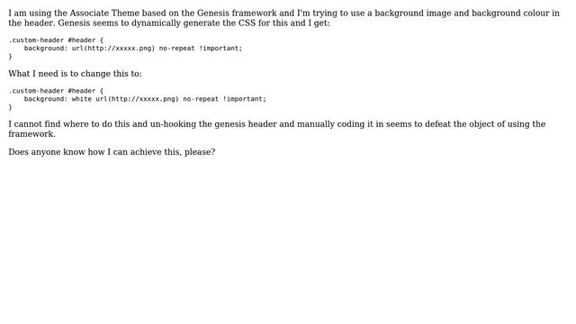Wordpress: Modify Genesis Custom Header CSS смотреть онлайн