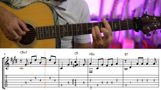Million Years Ago Adele guitar lesson смотреть онлайн