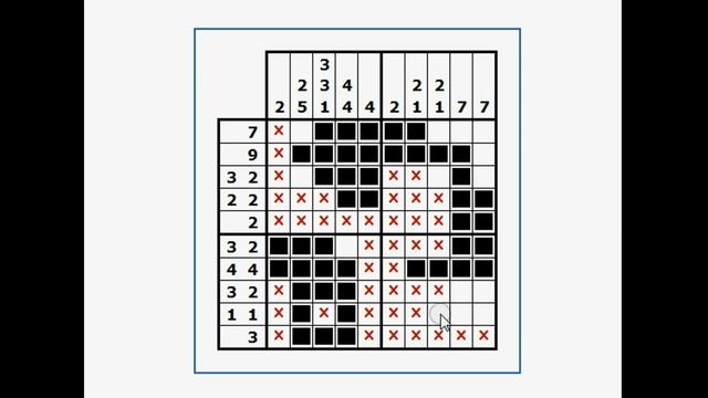 10 x 10 Nonogram Puzzles - How to Solve смотреть онлайн