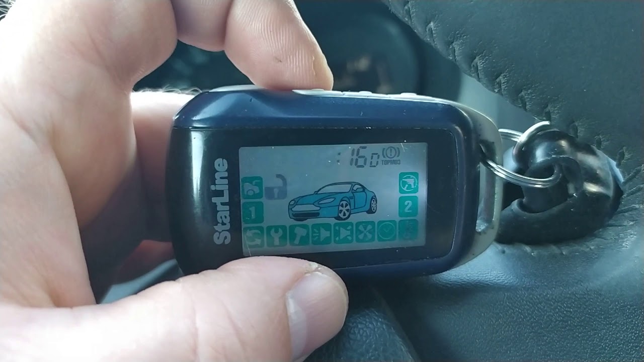 Как настроить время на брелке StarLine смотреть онлайн