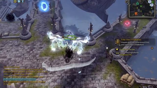 Dragon Nest Maintaining in mid-air using Silver Hunter смотреть онлайн