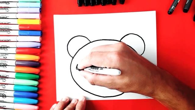 Рисуем милую пандочку:) смотреть онлайн