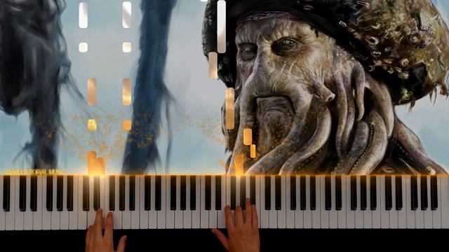 Pirates of the Caribbean - Davy Jones (Piano Cover) смотреть онлайн