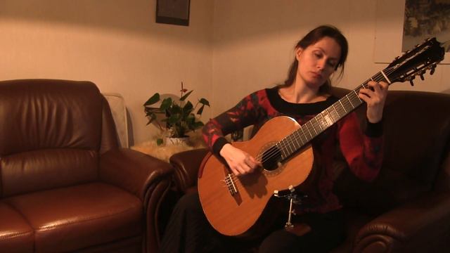 Anna Tikhonravova - "Hope never dies". - Seven string guitar (семиструнная гитара). - Tremolo. смотреть онлайн
