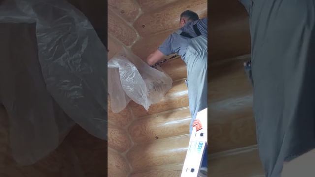 Монтаж Кондиционера в деревянном доме смотреть онлайн