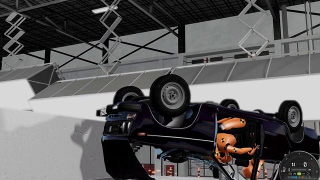 Ваз - 2106 краш-тест с манекенами в BeamNG.drive