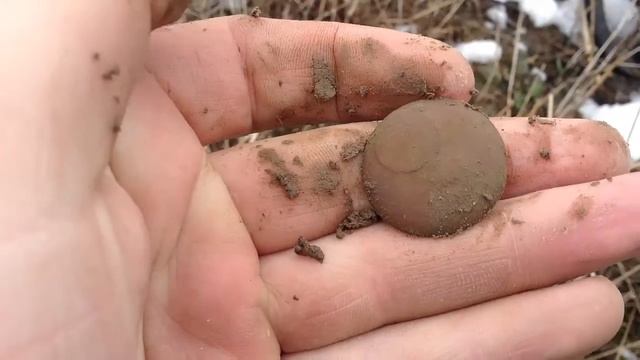 Поиск монет рядом со старой деревней