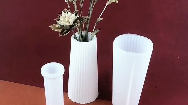 Giftboxxes® | Large Silicone Mold for Cement Vase смотреть онлайн
