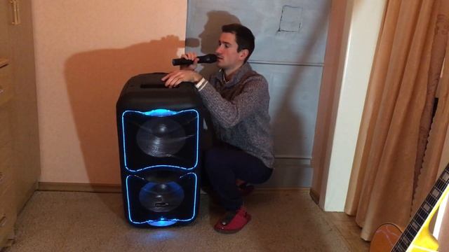 Топовая автономная колонка (с аккумулятором) на 300 Вт. Тест. Супер мощная! Многофункциональная. смотреть онлайн